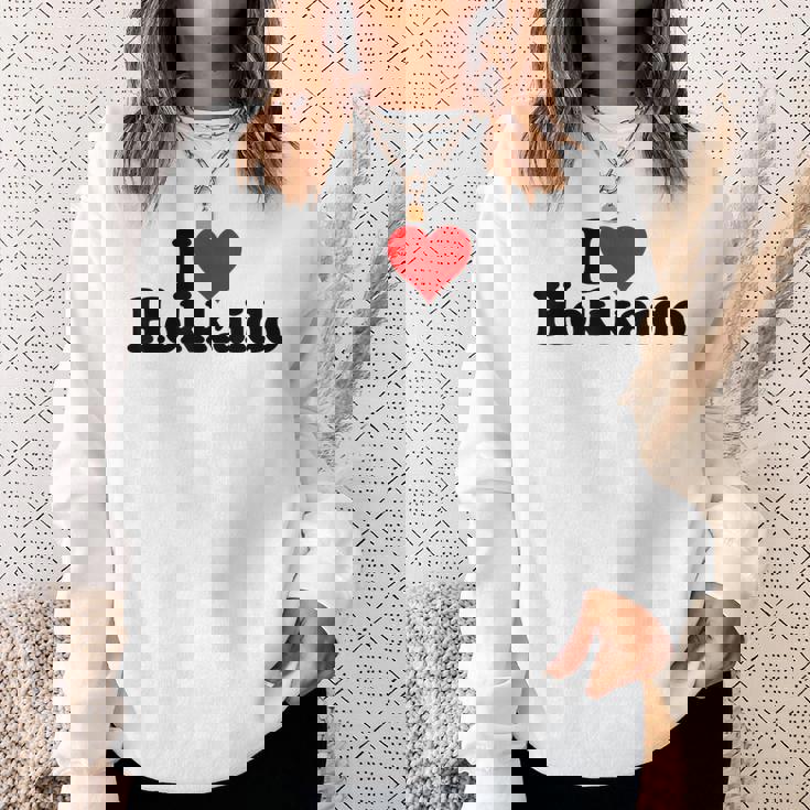 I Love Heart 北海道ジャパン スウェットシャツ 彼女への贈り物