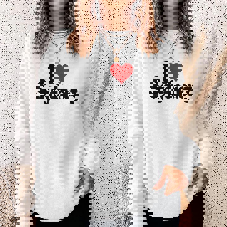 I Love Heartydneyyd Namee Australia スウェットシャツ 彼女への贈り物