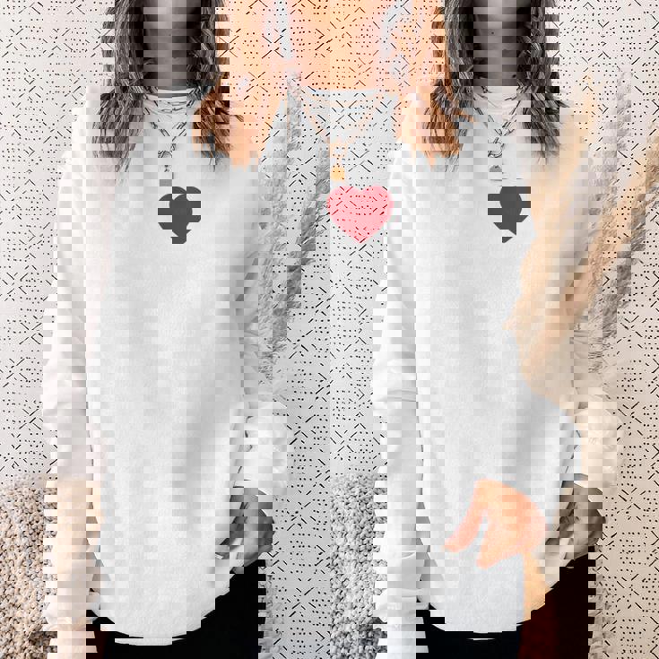 I Love Jesus I Heart Jesus レッドハート 長袖tシャツ スウェットシャツ 彼女への贈り物