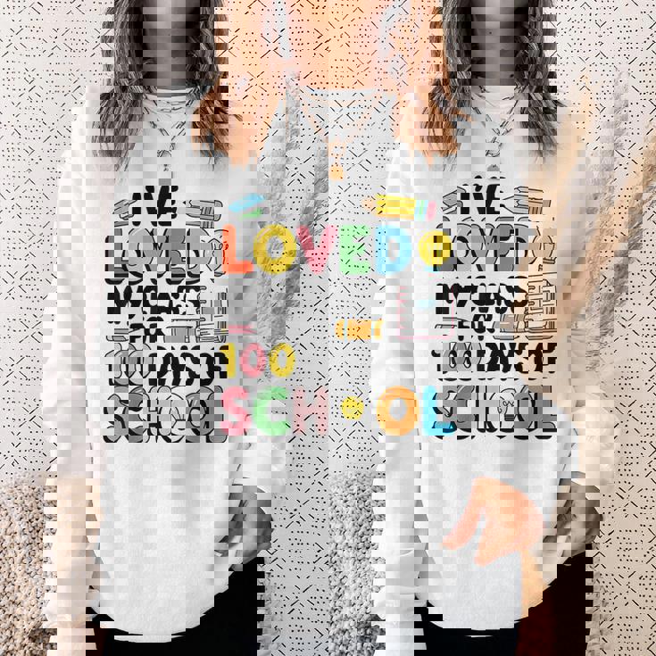 I Love Love My Class For 100 Days Ofchool 100Th スウェットシャツ 彼女への贈り物