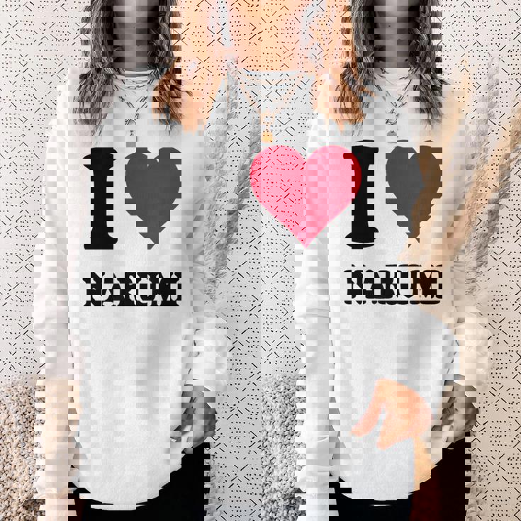 I Love Narumi スウェットシャツ 彼女への贈り物