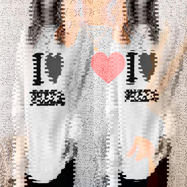 I Love Pizza スウェットシャツ 彼女への贈り物