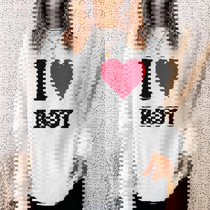 I Love Roy スウェットシャツ 彼女への贈り物