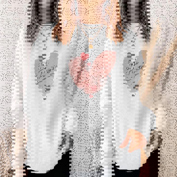 I Love You A Elegant Declaration Of Love I Love You スウェットシャツ 彼女への贈り物