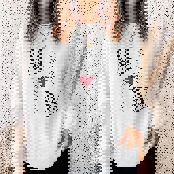 M&W カップル イニシャル 結婚式 記念日 新築祝い スウェットシャツ 彼女への贈り物