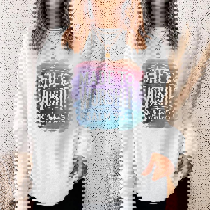 Made To Worship シャツ 礼拝シャツ メンズ & レディース God スウェットシャツ 彼女への贈り物