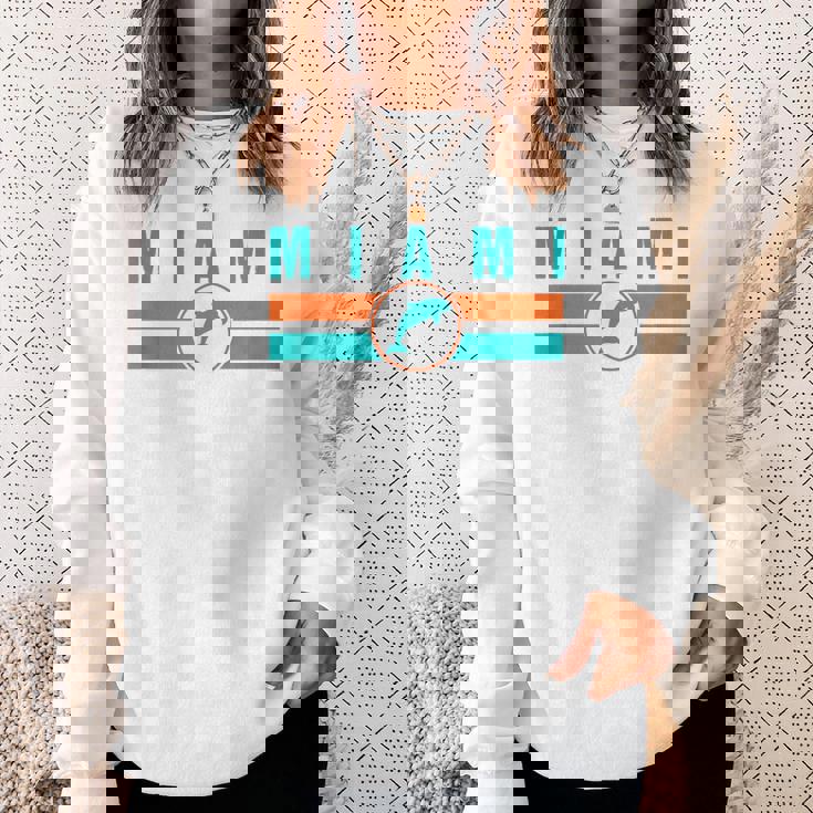 Mia マイアミ ローカルスタンダード Mia レトロ ドルフィン マイアミ Fl クラシック スウェットシャツ 彼女への贈り物