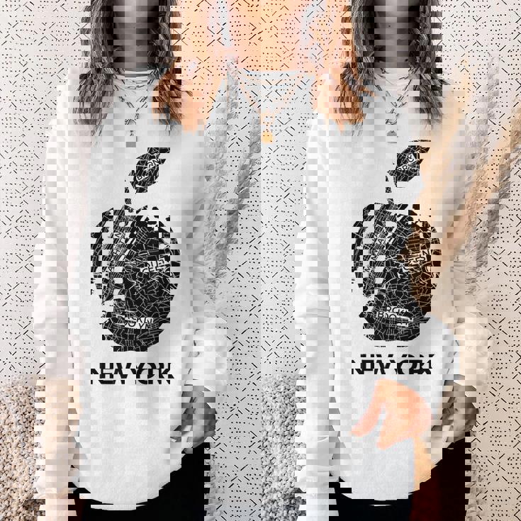 New York City The Big Apple Graphic New York City スウェットシャツ 彼女への贈り物