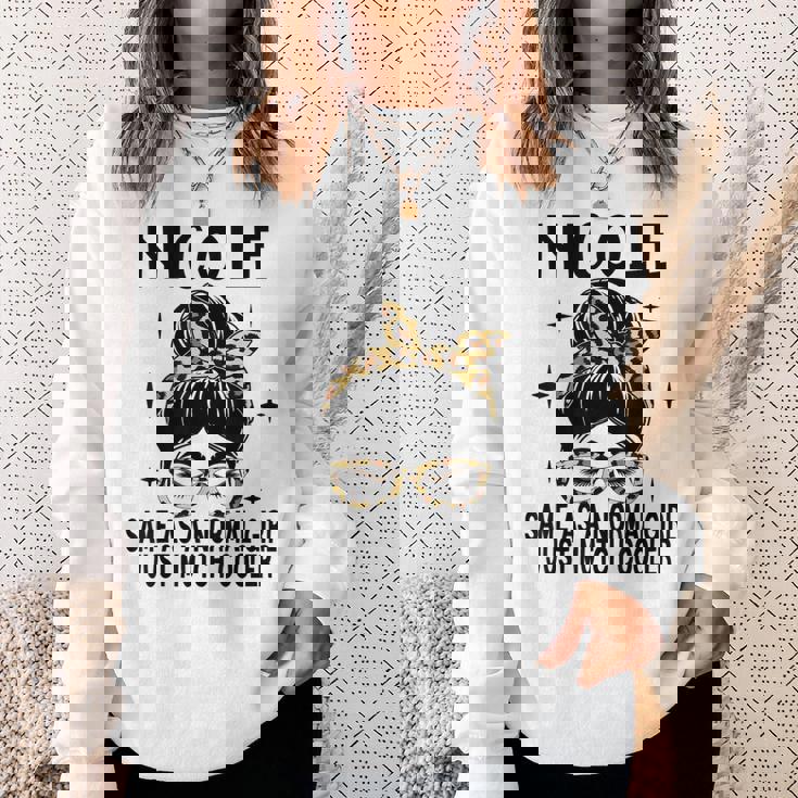 Nicole コスチューム かわいい 定義 名入れ Nicole スウェットシャツ 彼女への贈り物