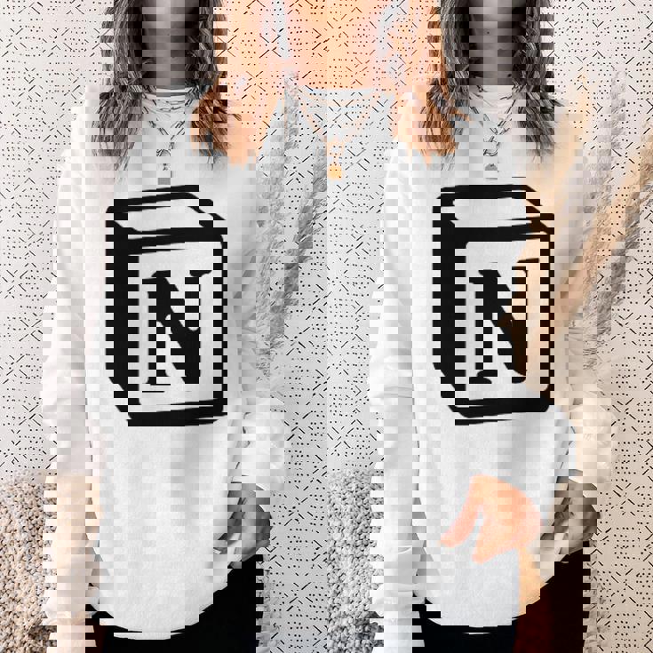 Notion アプリ All Notion Lovers Notion Aesthetic Notionユーザー スウェットシャツ 彼女への贈り物