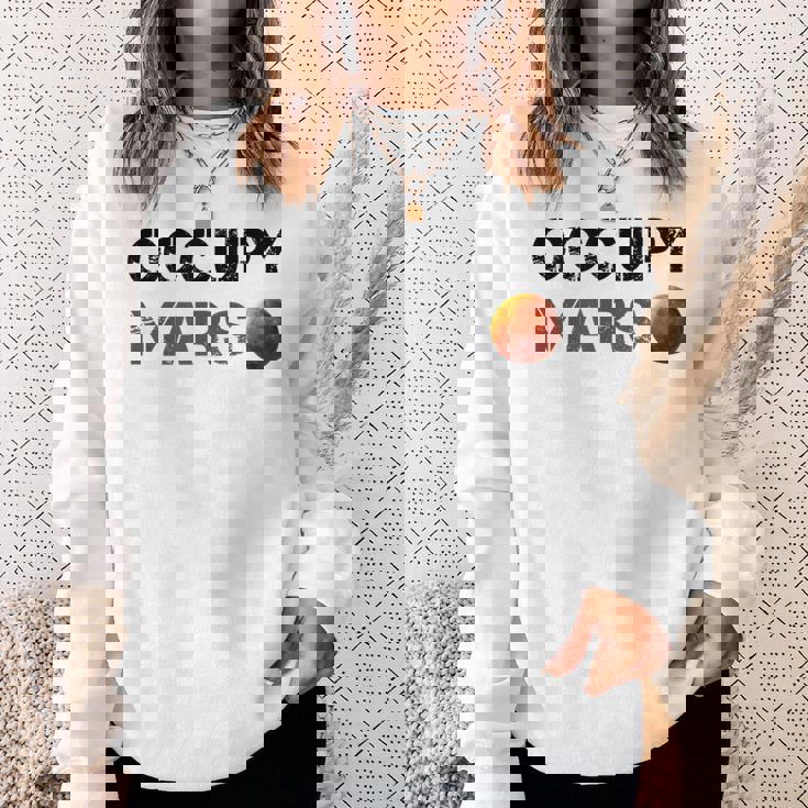 Occupy Mars 公式スペース Nasa 火星ミッション スウェットシャツ 彼女への贈り物