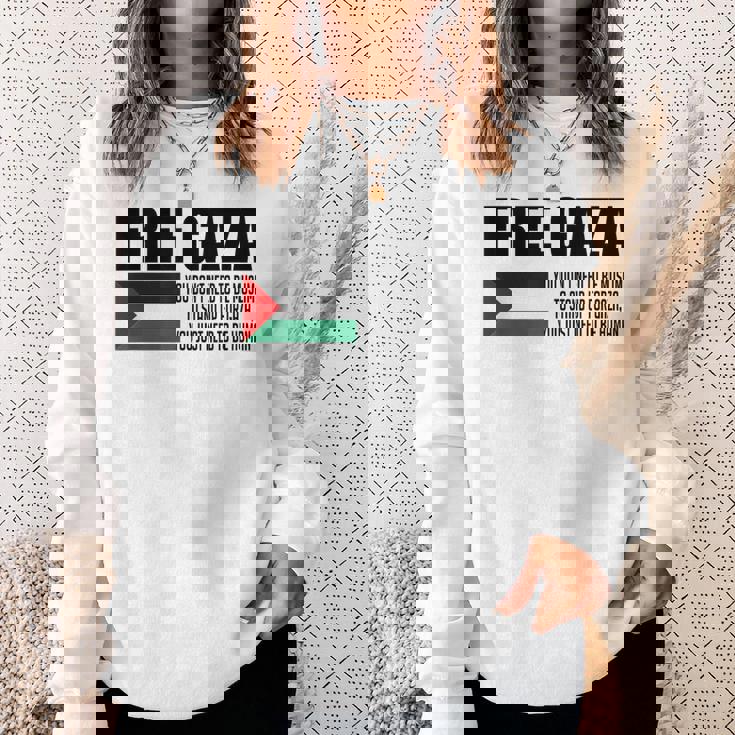 Save Gaza Free Palestine Free Gaza Proud Gaza Palestina スウェットシャツ 彼女への贈り物