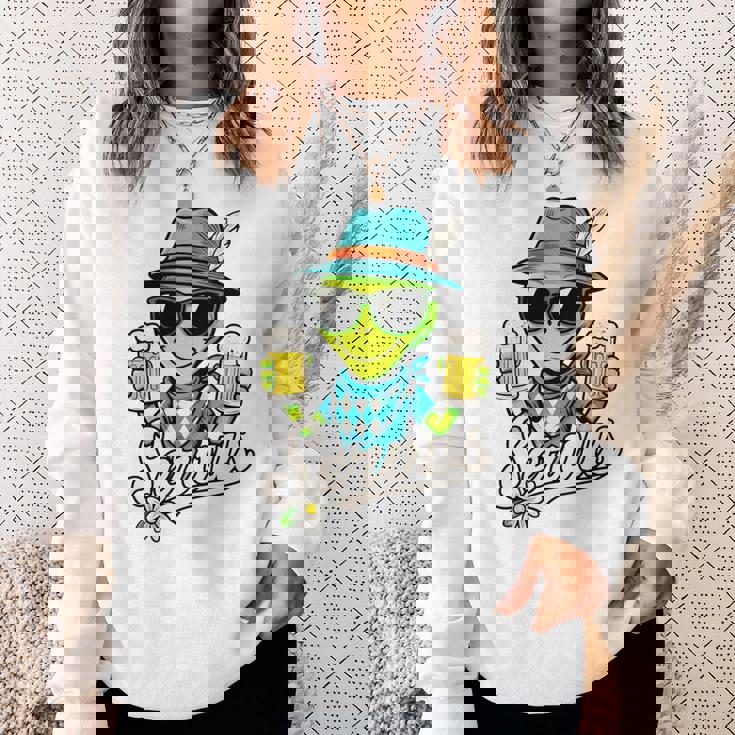 Servus Wiesn Gaudi – 面白いオクトーバーフェストビールバイエルンコスチューム 長袖tシャツ スウェットシャツ 彼女への贈り物