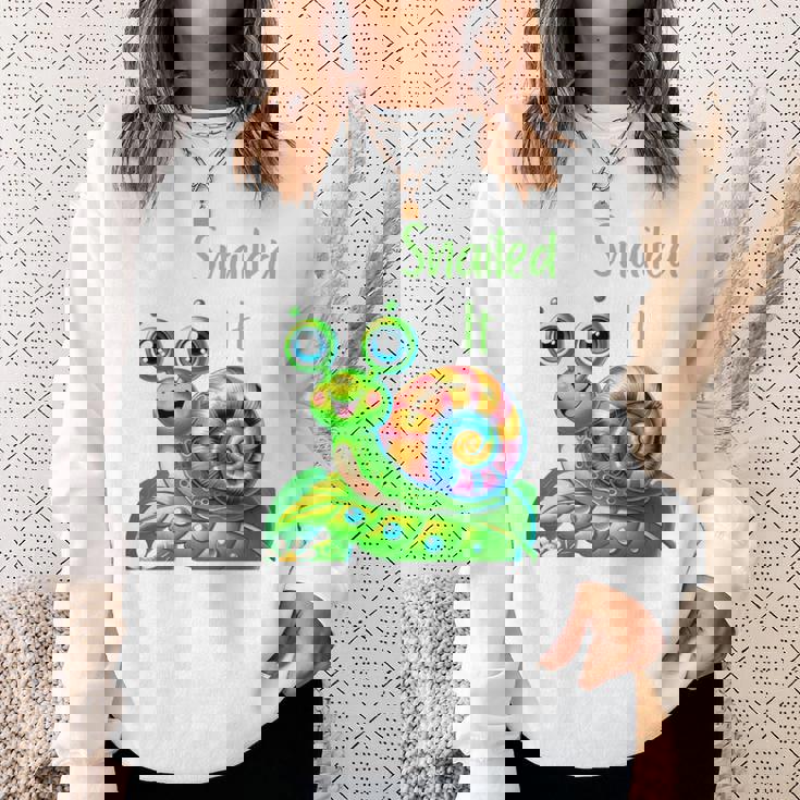 Snailed Itかわいいカタツムリ 長袖tシャツ スウェットシャツ 彼女への贈り物