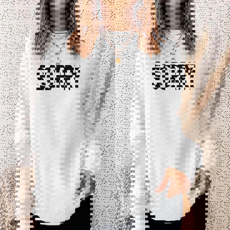 Sorry Das Icho Groß スウェットシャツ 彼女への贈り物