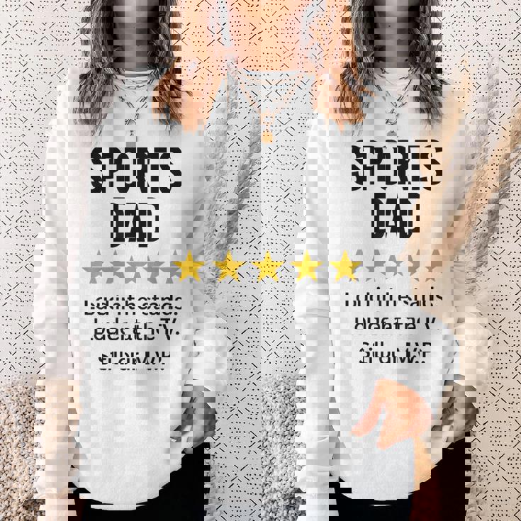 Sports Dad Loud In Thetands MVP 引用 スウェットシャツ 彼女への贈り物