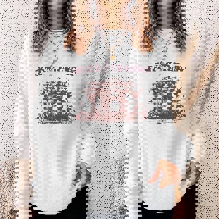 Stay Trashy Raccoon Opossum スウェットシャツ 彼女への贈り物