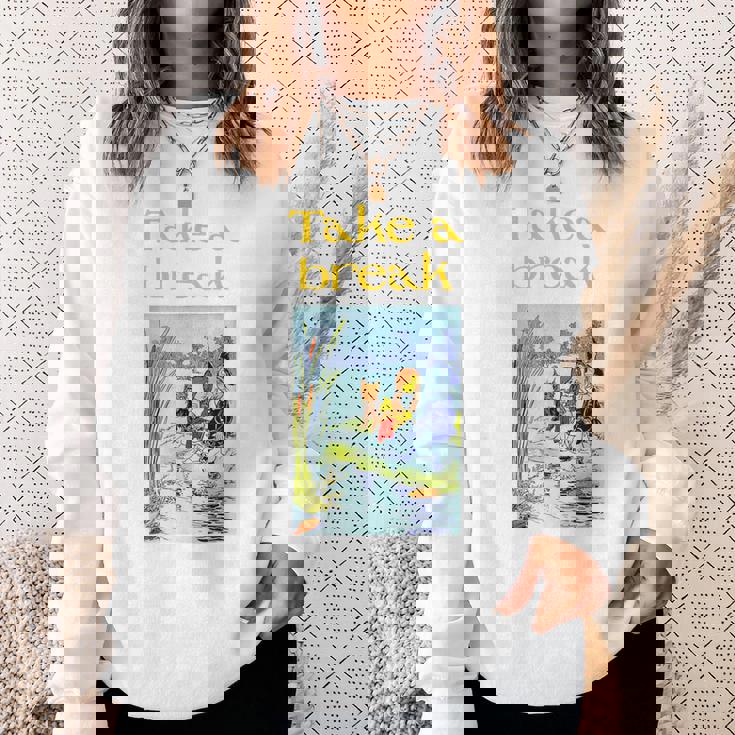 Take A Break Fun オズの魔法使い スウェットシャツ 彼女への贈り物