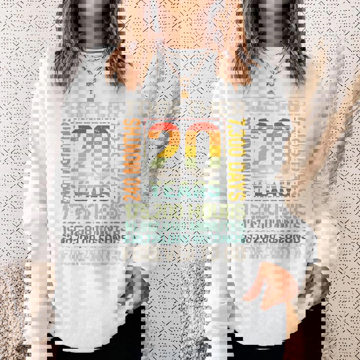 Together 20 Years Forever To Go 結婚20周年記念 スウェットシャツ 彼女への贈り物