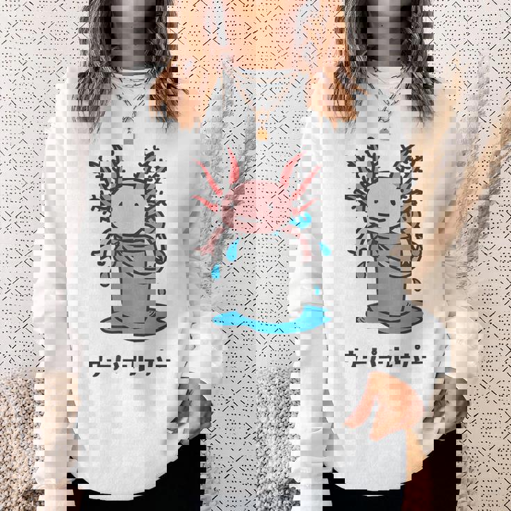 Wooper-Muper メキシカンサラマンダー アフロヘッド かわいい 面白い キッズ スウェットシャツ 彼女への贈り物