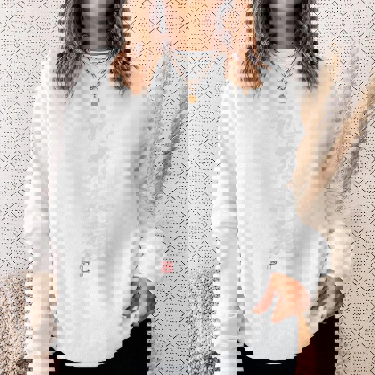 「他力本願」おもしろ 筆文字 バック服 面白い文字入り スウェットシャツ 彼女への贈り物