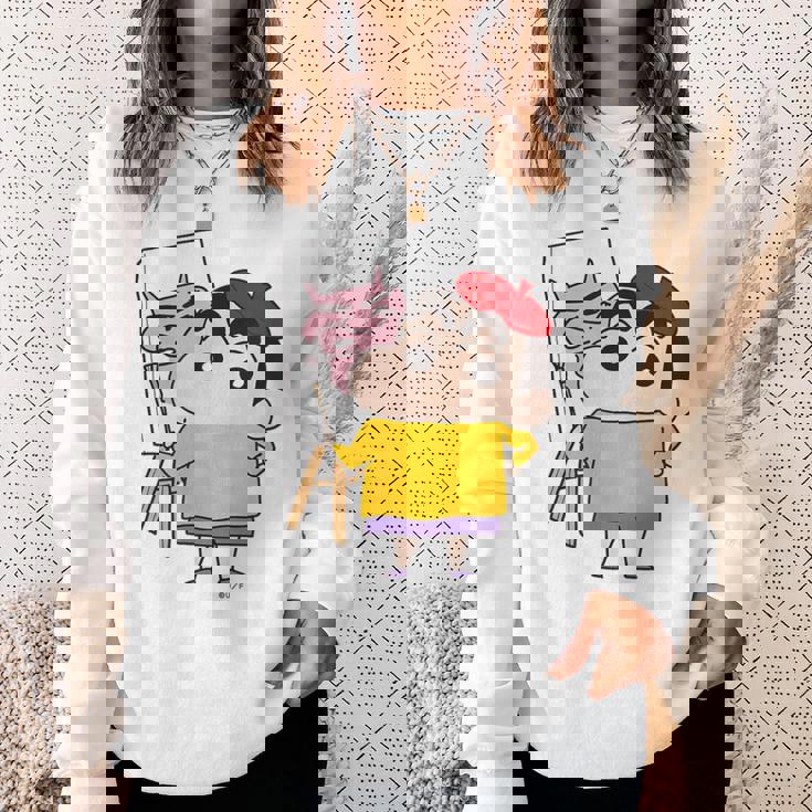 【まんが】クレヨンしんちゃん お絵描きしんちゃん スウェットシャツ 彼女への贈り物