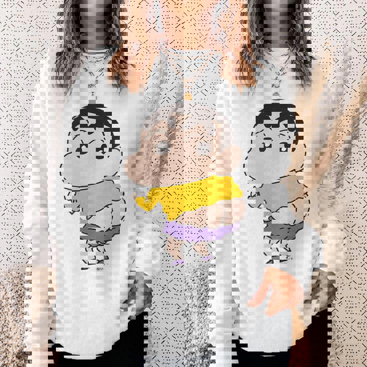 【まんが】クレヨンしんちゃん 尻出ししんちゃん スウェットシャツ 彼女への贈り物