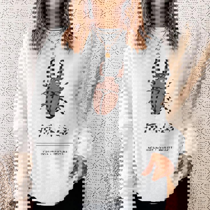 【カブトムシ】 カブトムシ おもしろ 面白い ウケる 可愛い ネタ ウケ狙い 笑える ふざけ スウェットシャツ 彼女への贈り物