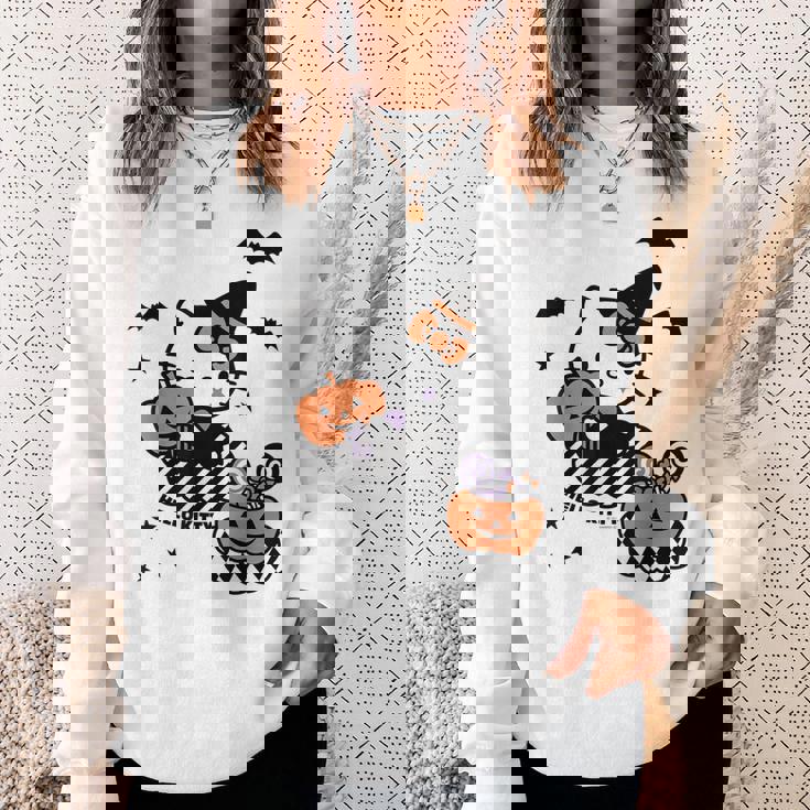 【ハロウィン特集】Usデザイン ハローキティ トリックオアトリート スウェットシャツ 彼女への贈り物