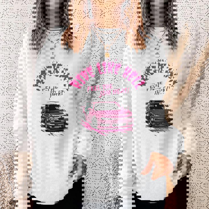 【バックプリント】シルビア 240Sx14 ドリフト ハードチューン 悪魔 死神 骸骨 ドクロ 走り 峠 スウェットシャツ 彼女への贈り物