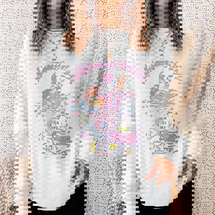 あひるのペックル スイーツpop スウェットシャツ 彼女への贈り物