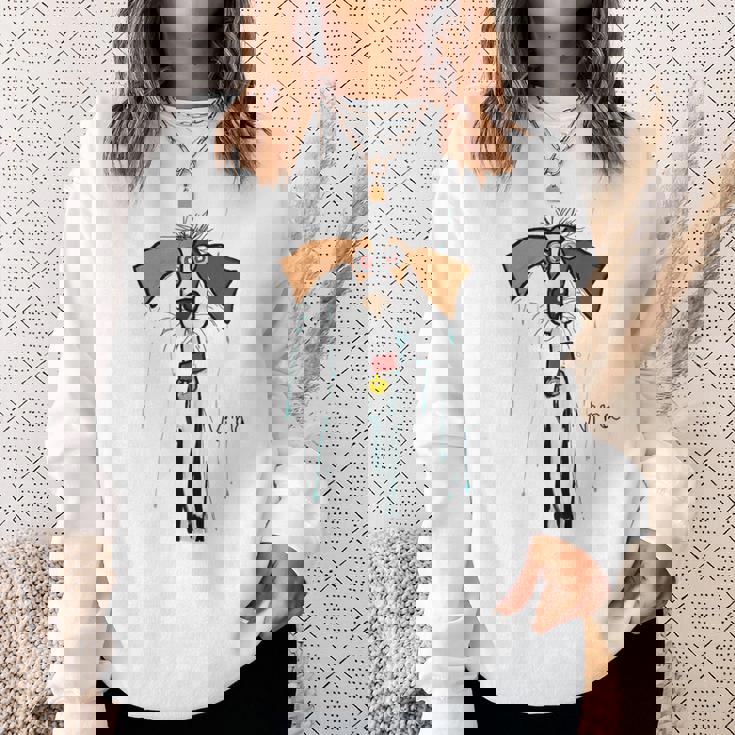 おとぼけわんこ スウェットシャツ 彼女への贈り物