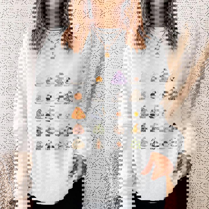 おにぎり 種類 面白いtシャツ おもしろ 食べ物 文字入り メンズ 面白い 服 ネタ グッズ 文字tシャツ プレゼント 長袖tシャツ スウェットシャツ 彼女への贈り物