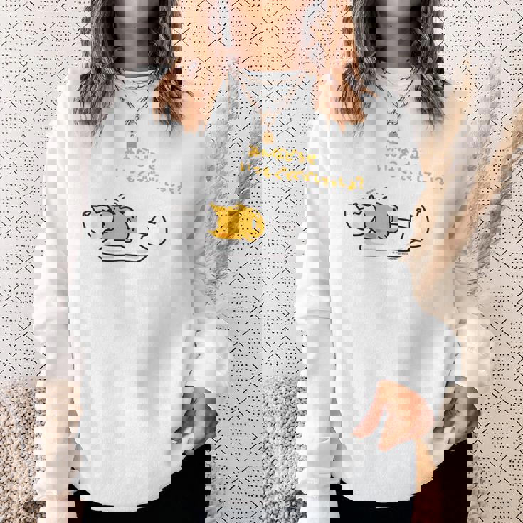 ぐでたま みんなどうせいつもぐでぐでしてっしょ？ ライトカラー スウェットシャツ 彼女への贈り物