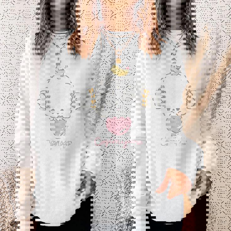 こぎみゅん ハート ライトカラー スウェットシャツ 彼女への贈り物