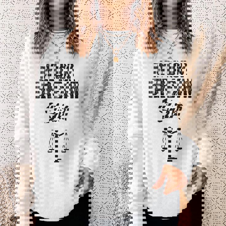 これは私のラッキーバー試験シャツ面白いラッキーバー試験 スウェットシャツ 彼女への贈り物