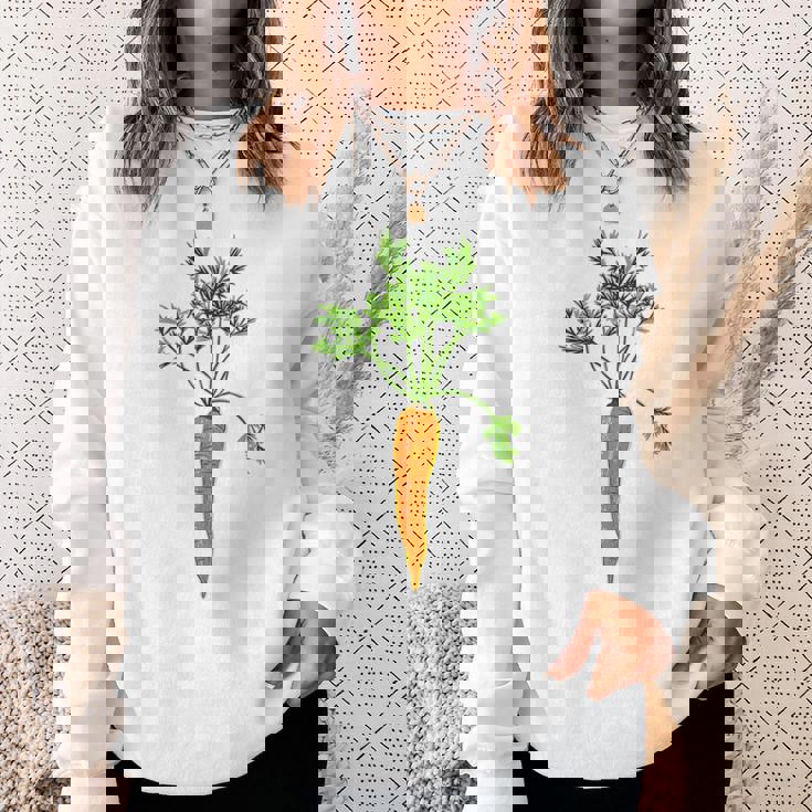 にんじん 園芸 野菜 スウェットシャツ 彼女への贈り物