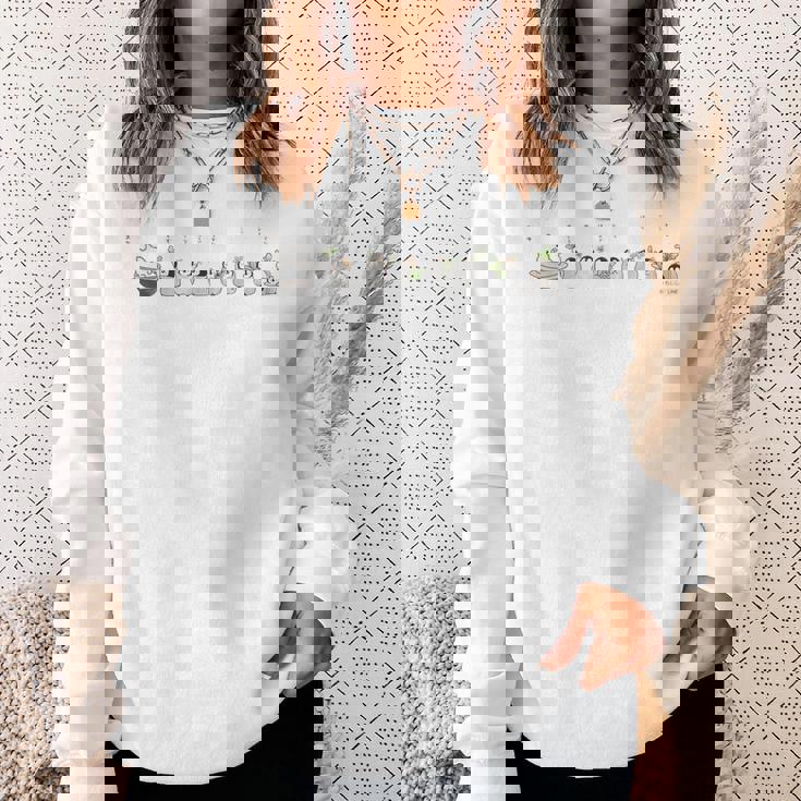 ねこぺん日和 七草粥 スウェットシャツ 彼女への贈り物