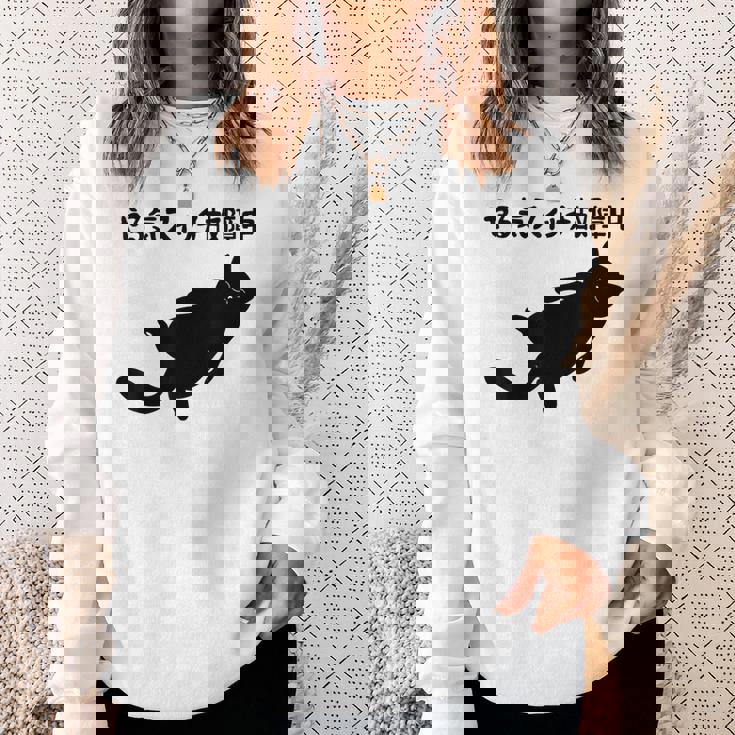 やる気スイッチ故障中 猫 ジョーク かわいい 動物好き ギャグ好き ジョーク好き ギャグ おもしろ ネタ スウェットシャツ 彼女への贈り物