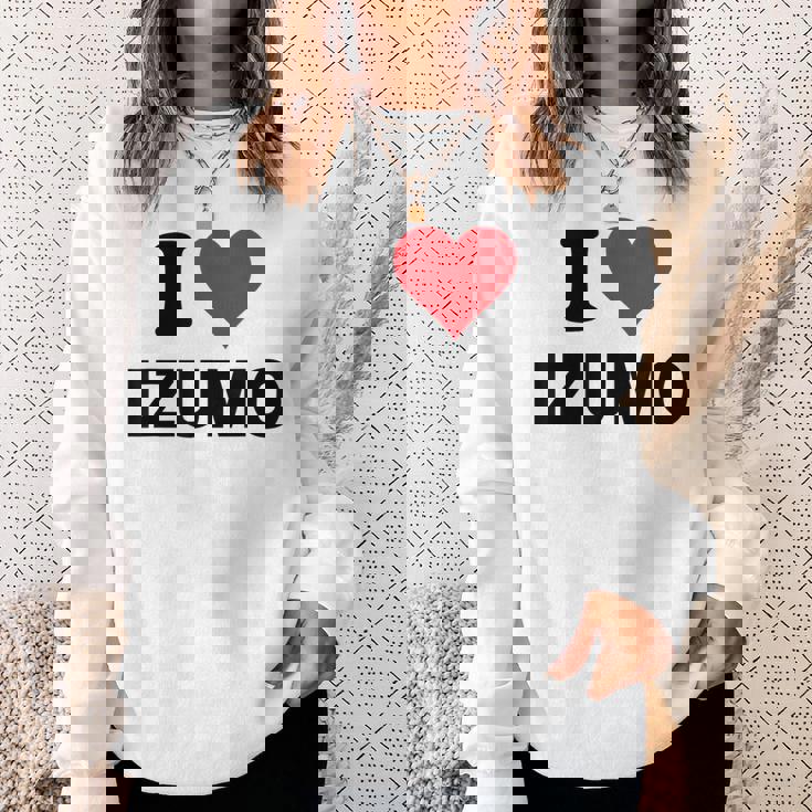 アイハート 出雲ジャパン ラブ 日本土産 スウェットシャツ 彼女への贈り物