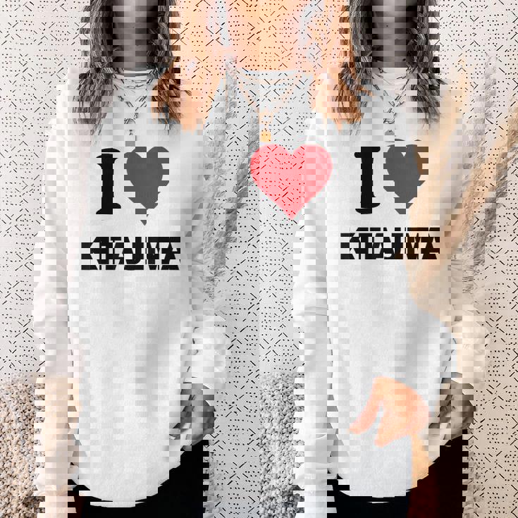 アイハート 北島 Japan Love 日本土産 スウェットシャツ 彼女への贈り物