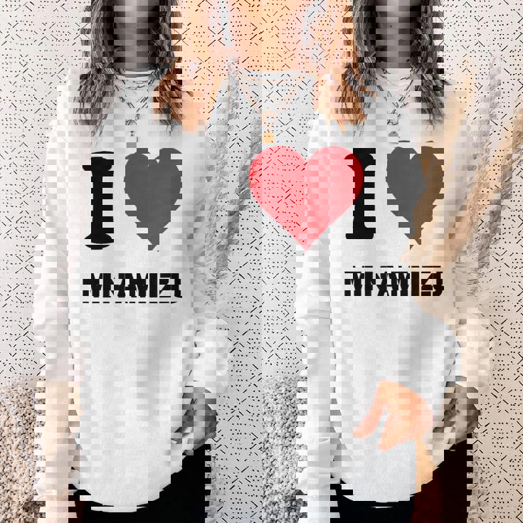 アイハート 南伊豆 Japan Love 日本土産 スウェットシャツ 彼女への贈り物