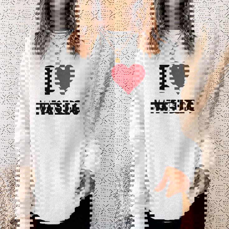 アイハート 松戸ジャパンラブ 日本土産 スウェットシャツ 彼女への贈り物