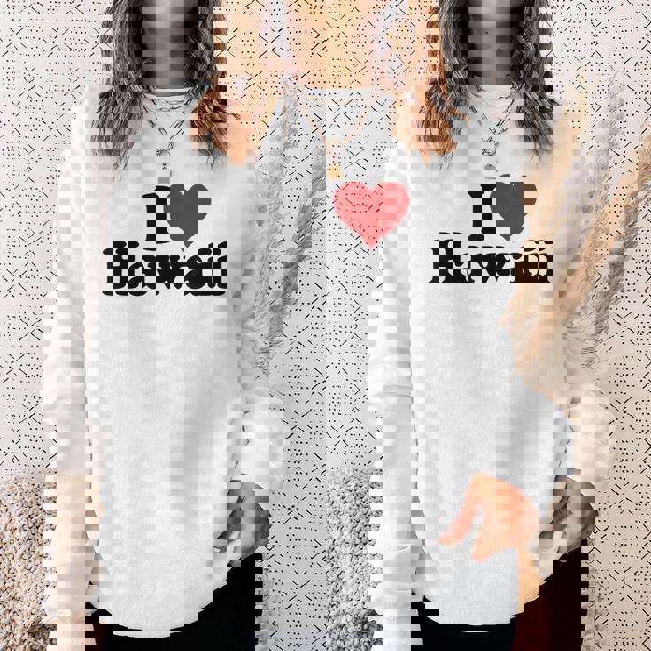 アイラブハートハワイ スウェットシャツ 彼女への贈り物