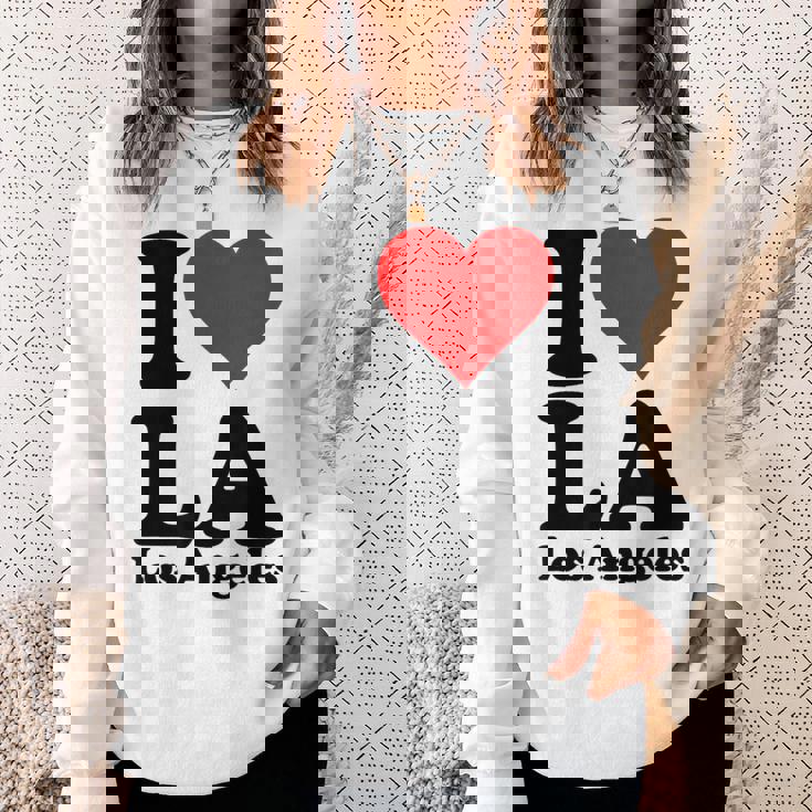 アイラブハートラロサンゼルスカリフォルニア スウェットシャツ 彼女への贈り物