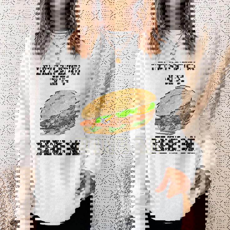 アジアンフード キッチン パン バゲット バインミー ベトナム ベトナム スウェットシャツ 彼女への贈り物