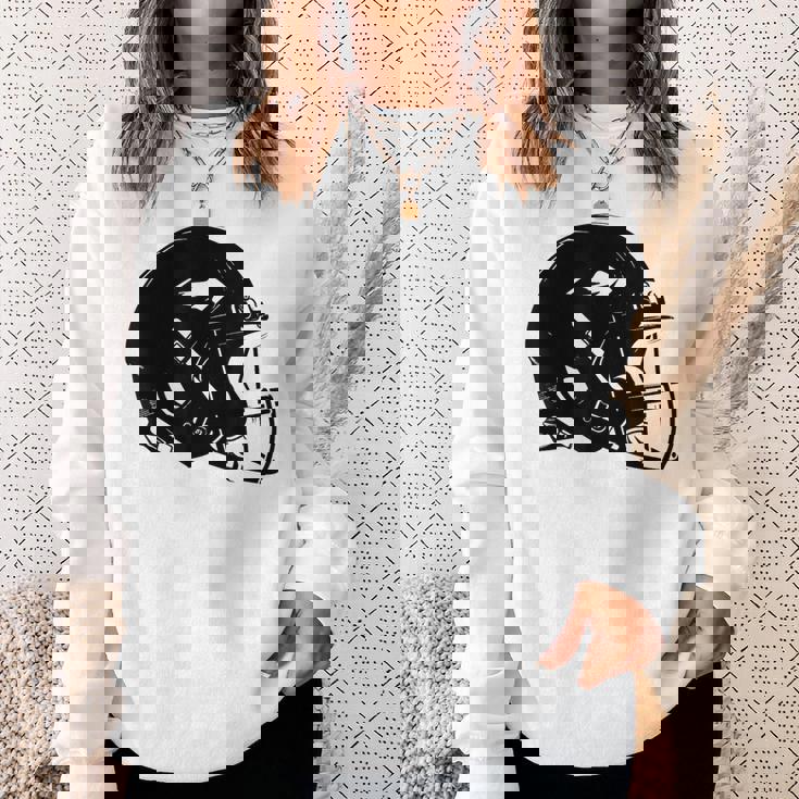 アメフト ヘルメット スケッチ アメリカンフットボール トレーニング スウェットシャツ 彼女への贈り物