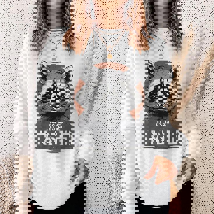 アライグマコスチュームtシャツ グルービー Let's Get Trashed スウェットシャツ 彼女への贈り物