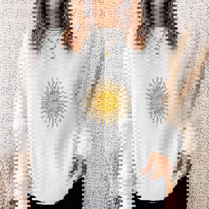 アルゼンチン国旗 アルゼンチン代表チームスタイル 5月の太陽 スウェットシャツ 彼女への贈り物