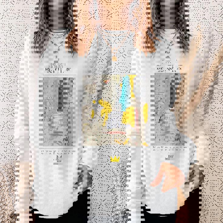 アーバン、ストリートウェア、グラフィック、バスキア、アート、抽象 スウェットシャツ 彼女への贈り物